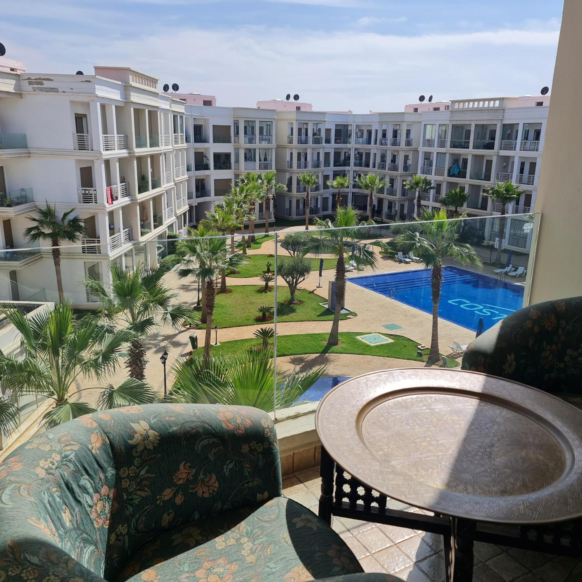 Costa Beach Lux Family Apartment With Pools Bouznika Bagian luar foto